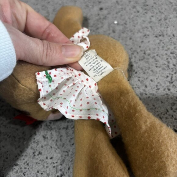 Vintage 90s Hallmark Rhonda From Rodney Reindeer Line Stuffed Animal Plush Toy - Picture 4 of 8